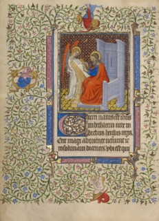 Saint Matthew; Book of Hours, about 1410. Creator: Unknown.