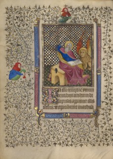 Saint Mark; Book of Hours, about 1410. Creator: Unknown.