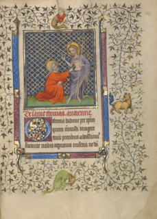 Doubting Thomas; Book of Hours, about 1410. Creator: Unknown.