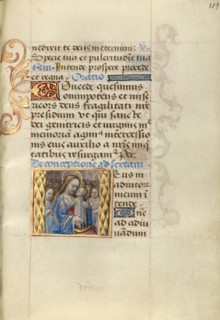 Virgin and Child; Poncher Hours, about 1500. Creator: Master of Cardinal Bourbon.