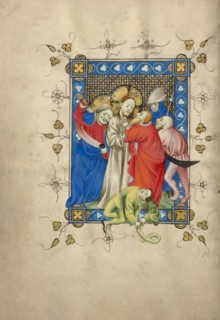 The Betrayal of Christ; Book of Hours, about 1405-1410. Creator: Masters of Dirc van Delf.