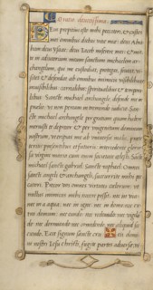 Decorated Text Page; Book of Hours, 1544. Creator: T. D..