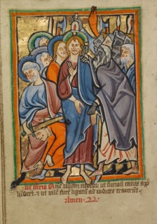 The Betrayal, about 1190-1200; text added about 1480-1490. Creator: Unknown.
