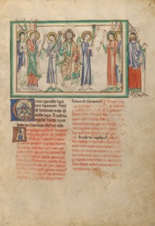 The Opening of the Seventh Seal: The Distribution of Trumpets, about 1255-1260. Creator: Unknown.