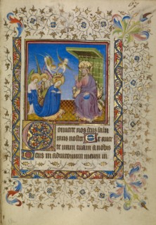 The Coronation of the Virgin; Book of Hours, about 1400-1410. Creator: Unknown.