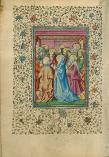 Pentecost; Book of Hours, about 1460. Creator: Unknown.