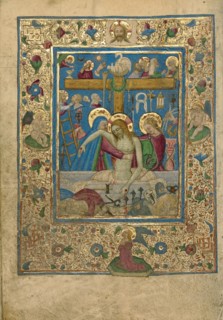 The Pietà; Book of Hours, about 1460. Creator: Unknown.
