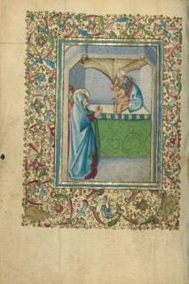 The Presentation in the Temple; Book of Hours, about 1460. Creator: Unknown.