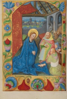 The Nativity; Book of Hours, early 16th century. Creator: Unknown.
