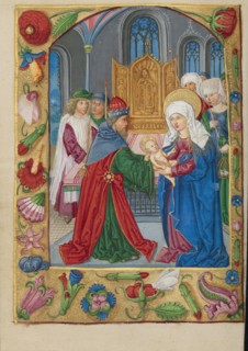 The Presentation in the Temple; Book of Hours, early 16th century. Creator: Unknown.