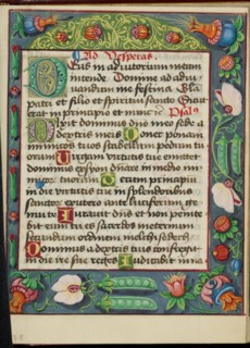 Decorated Text Page; Book of Hours, early 16th century. Creator: Unknown.