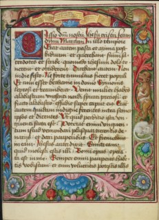 Decorated Text Page; Book of Hours, early 16th century. Creator: Unknown.
