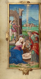 The Nativity; Book of Hours, 1544. Creator: Unknown.
