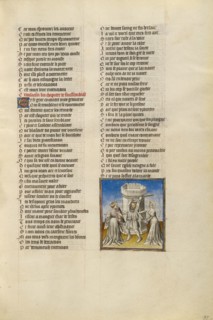 The Personifications of Franchise and Pity Attacking Resistance; Roman de la Rose, about 1405. Creator: Unknown.
