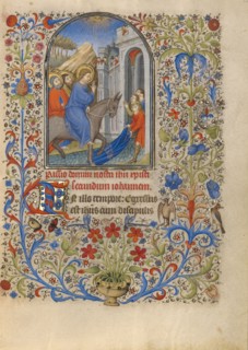 The Entry into Jerusalem; Book of Hours, about 1420. Creator: Unknown.