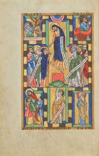 The Ascension; Stammheim Missal, probably 1170s. Creator: Unknown.