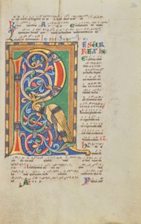 Decorated Initial R; Stammheim Missal, probably 1170s. Creator: Unknown.