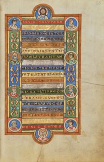 Decorated Text Page; Stammheim Missal, probably 1170s. Creator: Unknown.