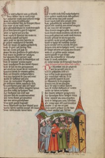 The Consultation of the Pharisee; Weltchronik, about 1400-1410. Creator: Unknown.