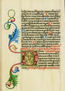 Decorated Initial D; Prayer Book, about 1470-1480. Creator: Workshop of Valentine Noh.
