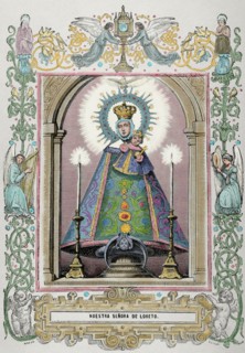 Our Lady of Loreto, 1853. From "Ano Cristino", 1853.  Creator: Capuz.