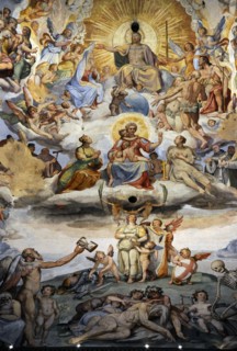 The Last Judgement, Duomo of Florence, Italy, 1572-1579.  Creators: Giorgio Vasari, Federico Zuccaro.