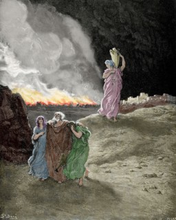 Destruction of Sodom and Gomorrah, 19th century. Creator: Héliodore Joseph Pisan.