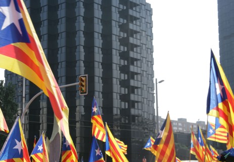 National Day of Catalonia, Barcelona, 11-09-2014.  Creator: LTL.