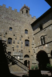 Inner courtyard of the Palazzo del Bargello, Florence, Tuscany, Italy, 1999. Creator: Unknown.