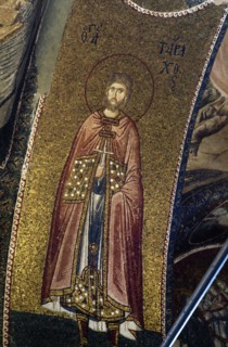 Saint Tarachus of Cilicia, Church of the Holy Saviour, Istanbul, 14th century. Creator: Unknown.