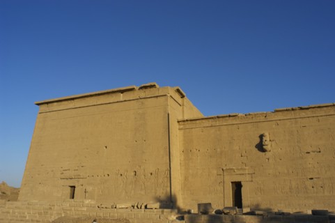 Temple of Hathor - Western side, Dendera, Egypt, 2019.  Creator: LTL.