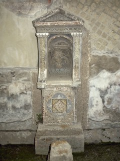 Lararium, House of the Skeleton, Herculaneum, Italy. Creator: Unknown.