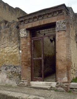 House of the Great Portal, Lower Decumanus, Herculaneum, Italy, 2002.  Creator: LTL.