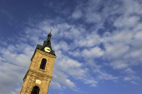 The Clock Tower, Old Town, Jaffa, Israel, 2013. Creator: LTL.