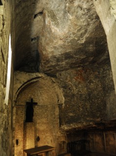 Chapel of the Invention of the Cross, Basilica of the Holy Sepulchre, Jerusalem, 12th century.  Creator: LTL.