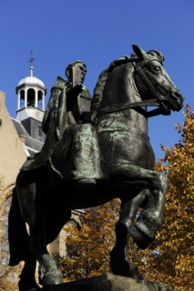Statue of Willibrord, Utrecht, Netherlands, 2013.  Creator: LTL.