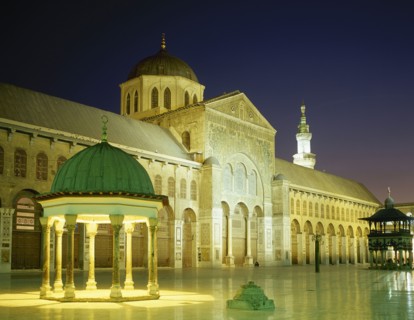 Umayyad Mosque or Great Mosque of Damascus, Syria, 2001. Creator: LTL.