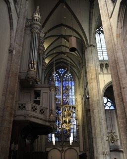 Interior, St. Martin's Cathedral, Utrecht, Netherlands, 2013.  Creator: LTL.