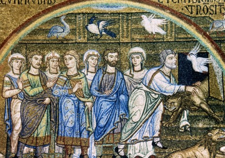 Noah freeing the animals from the ark, Saint Mark's Basilica, Venice, Italy, 12th-14th century. Creator: Unknown.