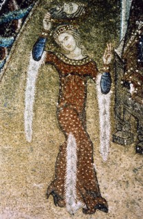 Salome with the head of John the Baptist, Saint Mark's Basilica, Venice, Italy, 13th century. Creator: Unknown.