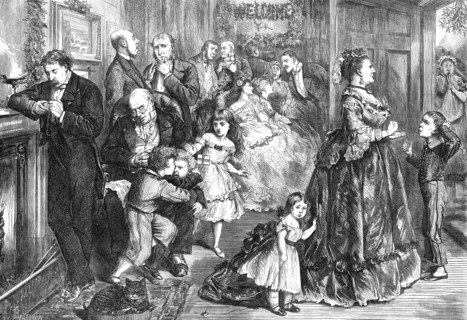 The half hour before dinner, 1871. Creator: Unknown.