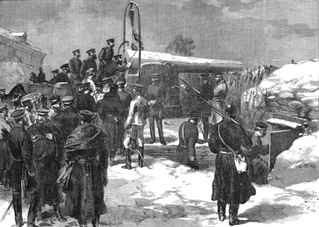 Visit of the German Prince Imperial (Crown Prince of Prussia) to Mont Valerién, 1871. Creator: Unknown.