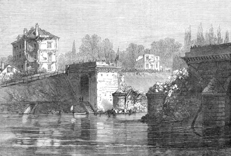 The bridge at Sevres, 1871. Creator: Unknown.