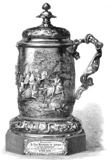 Marriage of Princess Louise: cup given to the Marquis of Lorne by Eton School, 1871. Creator: Unknown.