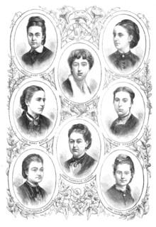 Marriage of Princess Louise: the Bridesmaids, 1871. Creator: Unknown.