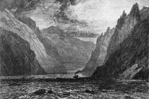 The Iron Gate of the Danube, 1871. Creator: Unknown.