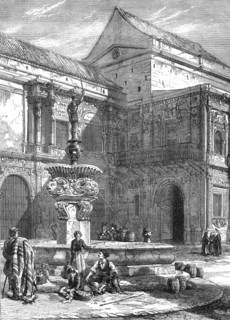Old Fountain, Seville, by T. Macquoid, 1871. Creator: Unknown.