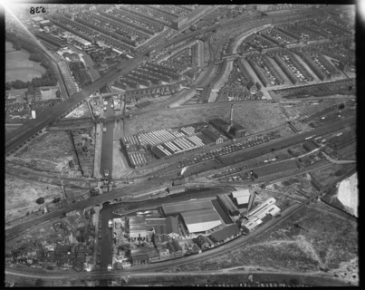 The Mazawattee Tea Company by the Surrey Union Canal, New Cross, London, c1930s. Creator: Arthur William Hobart.