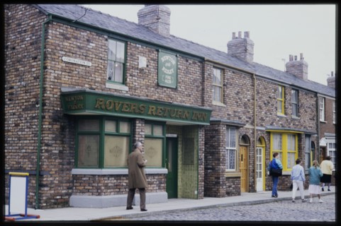 Rovers Return Inn, Coronation Street, Granada Studios, Quay Street, Manchester, 1988. Creator: Dorothy Chapman.