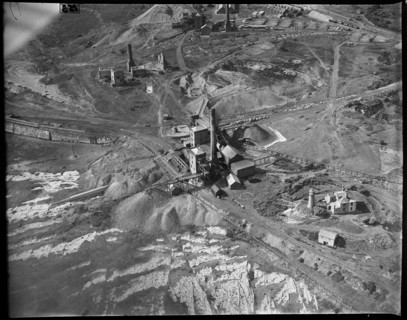 The new Annie Lowther Pit and environs at Hodbarrow Iron Ore Mines, Millom, Cumbria, c1930s. Creator: Arthur William Hobart.